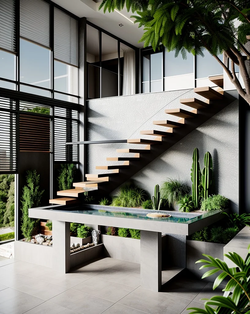 创意无限:现代风格下的人与自然完美融合