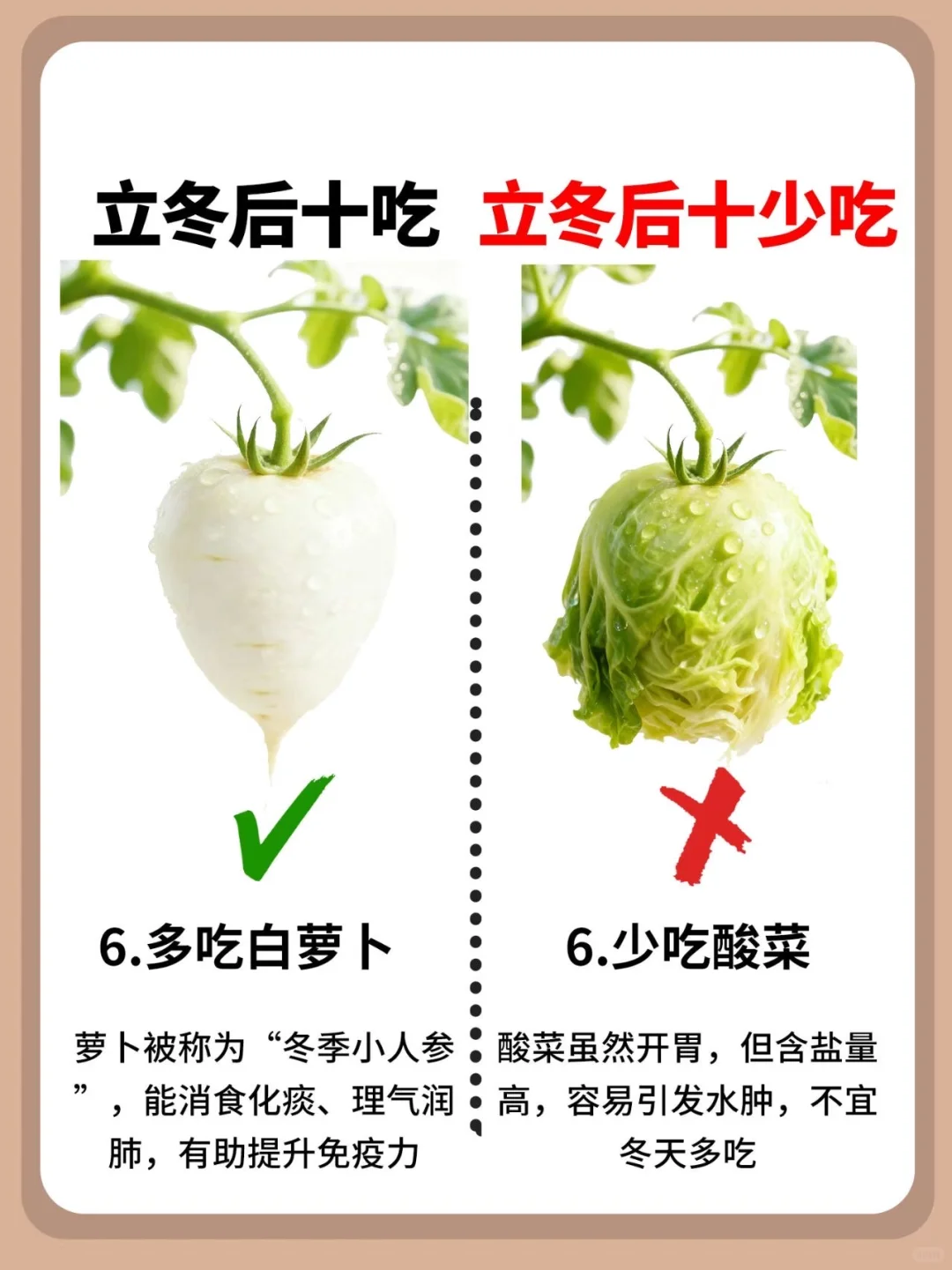 立冬后十吃十不吃，吃错伤脾胃！