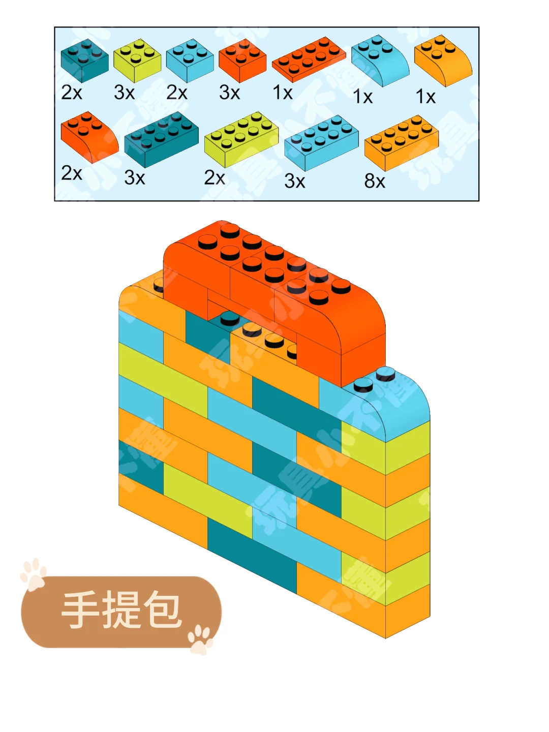 积木的100种玩法（乐高大颗粒）日常用品1