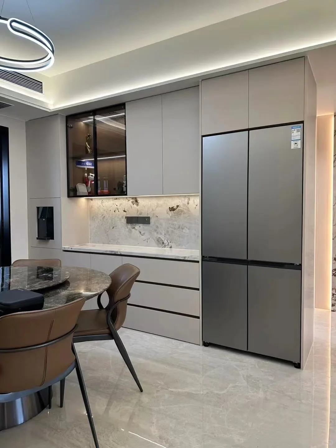 这么好看的餐边柜谁能拒绝呀!顾家全屋定制