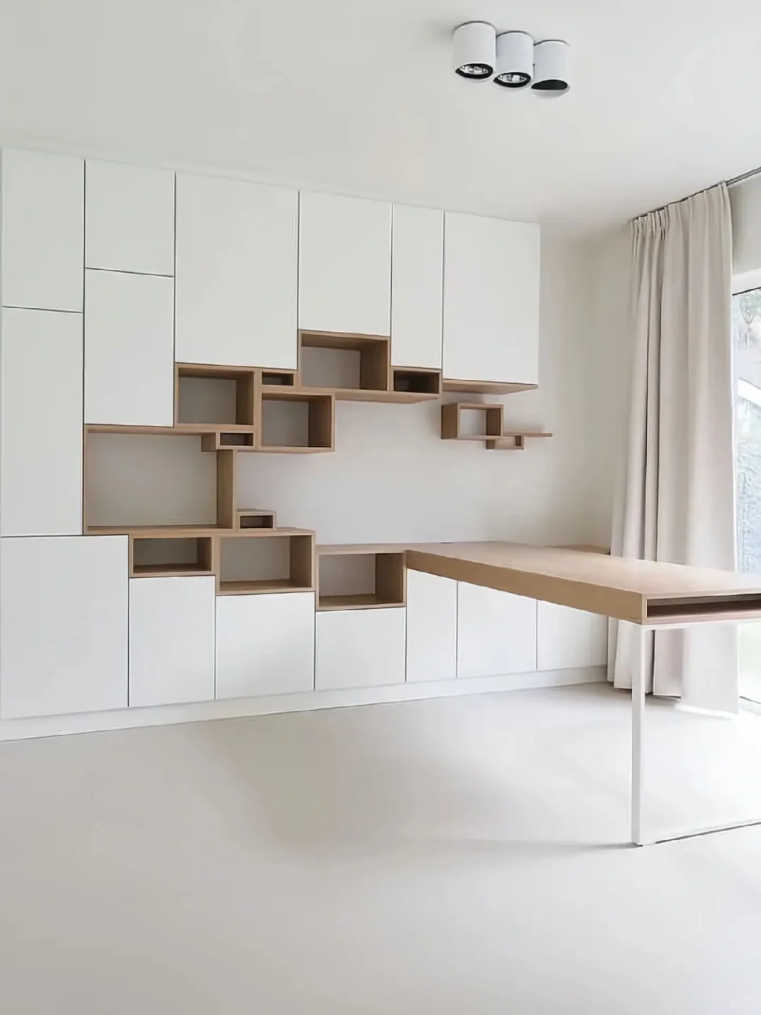 不规则之美：别具一格的创意书柜设计✨