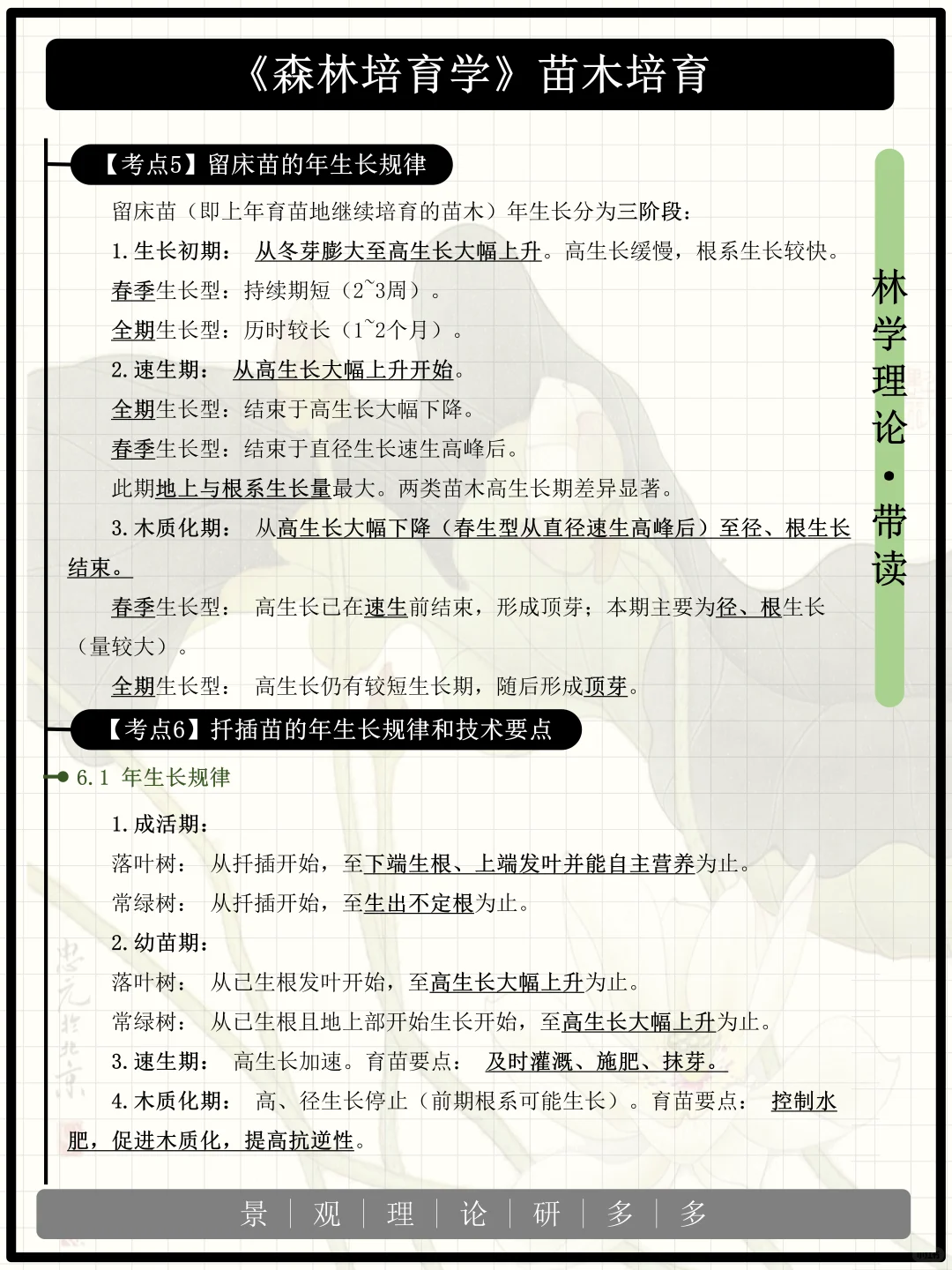 《森林培育学》带读第九天~