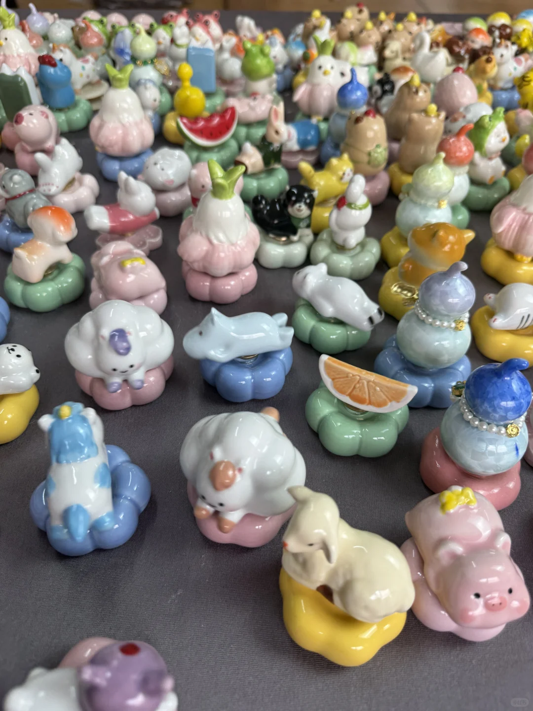 景德镇陶瓷转转陶瓷小动物摆件