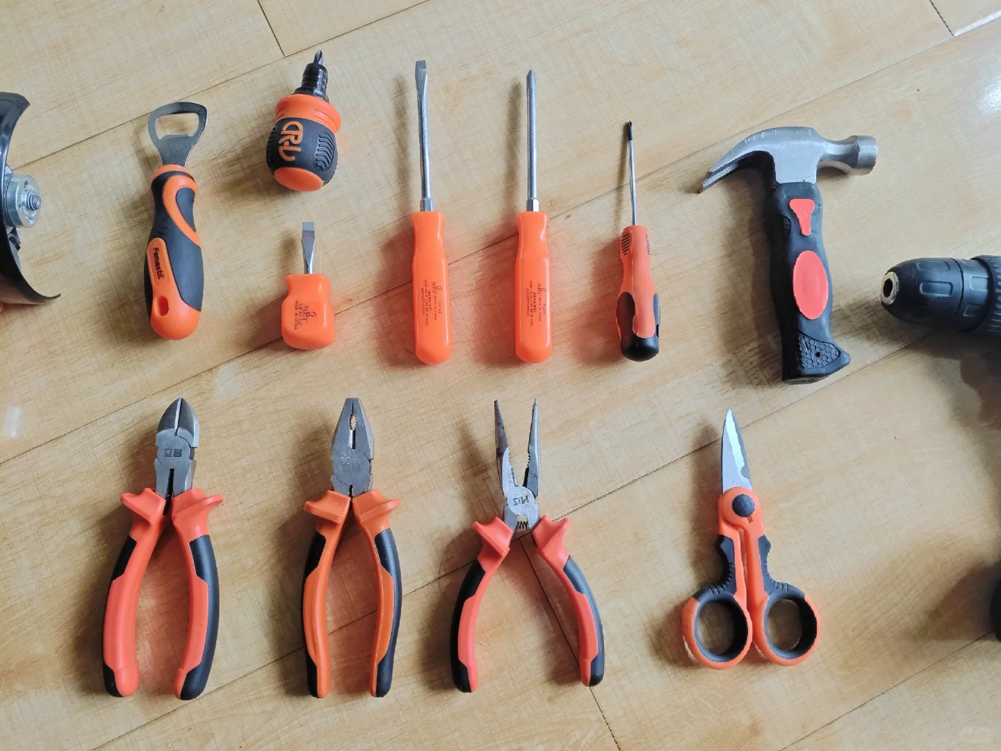 DIY组合 橙色工具套装 启瓶器是灵魂