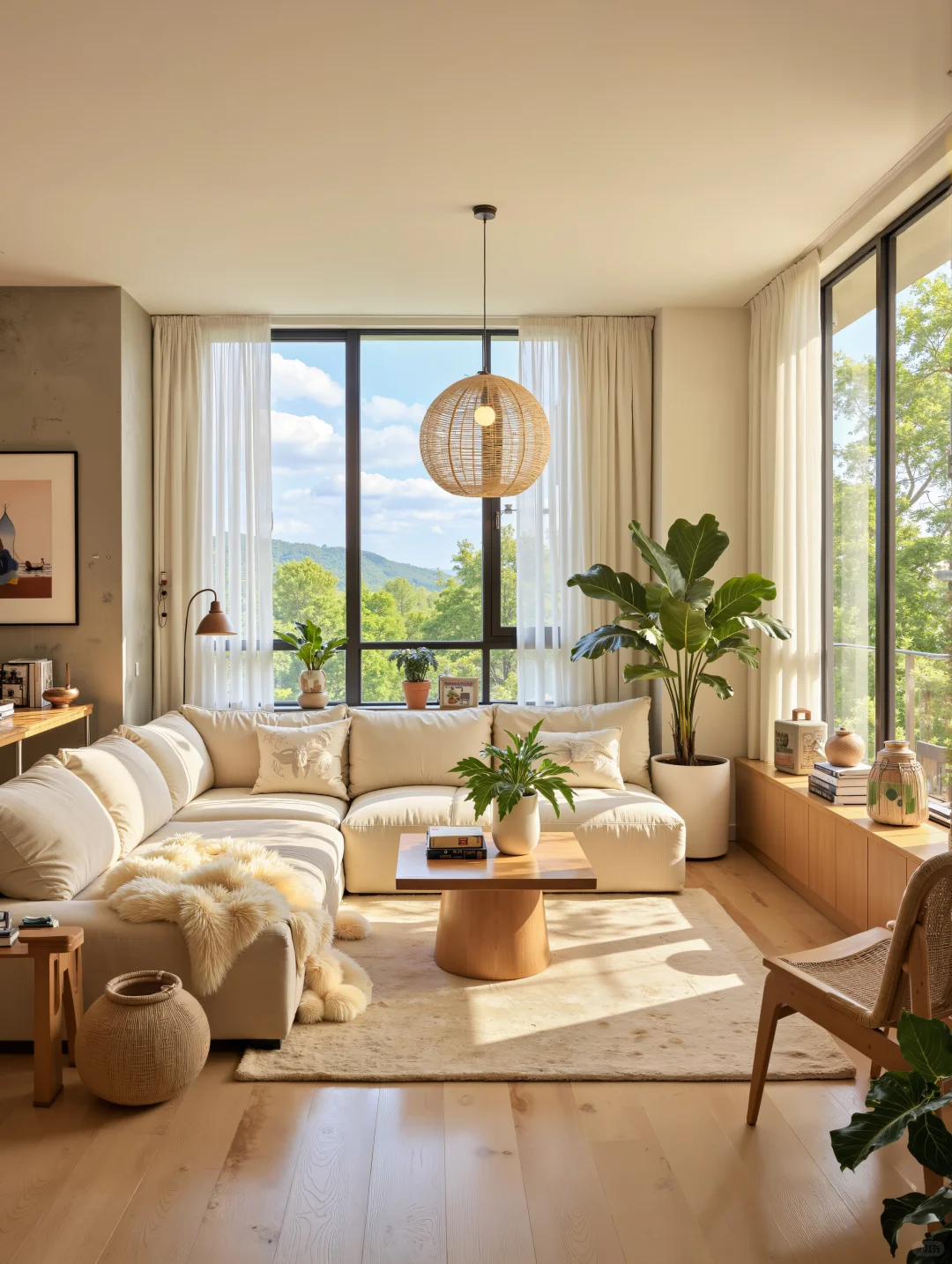 奶油原木风|把阳光和森林都装进来✨