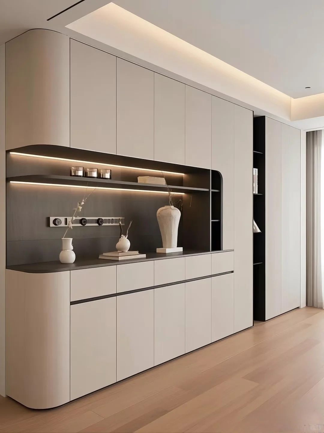 这么好看的餐边柜谁能拒绝呀!顾家全屋定制