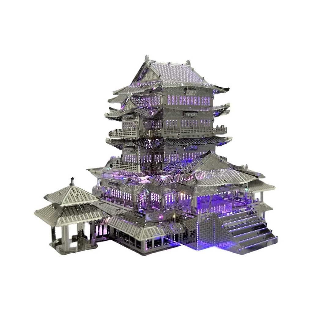 挑战高难度！属拼装模型3D立体拼图DIY手工