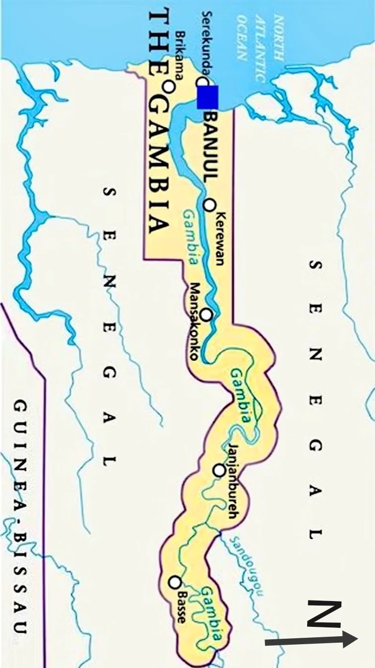 依赖一条河生存的国家～冈比亚