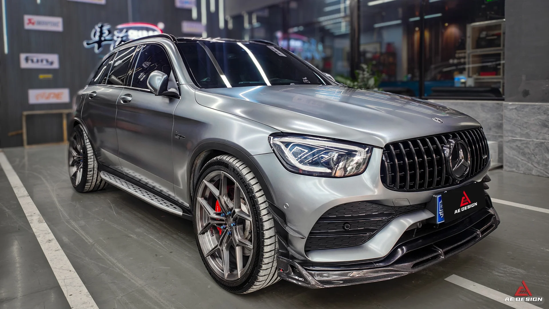 GLC43终于不用再改GLC63包围也可以很帅了‼️