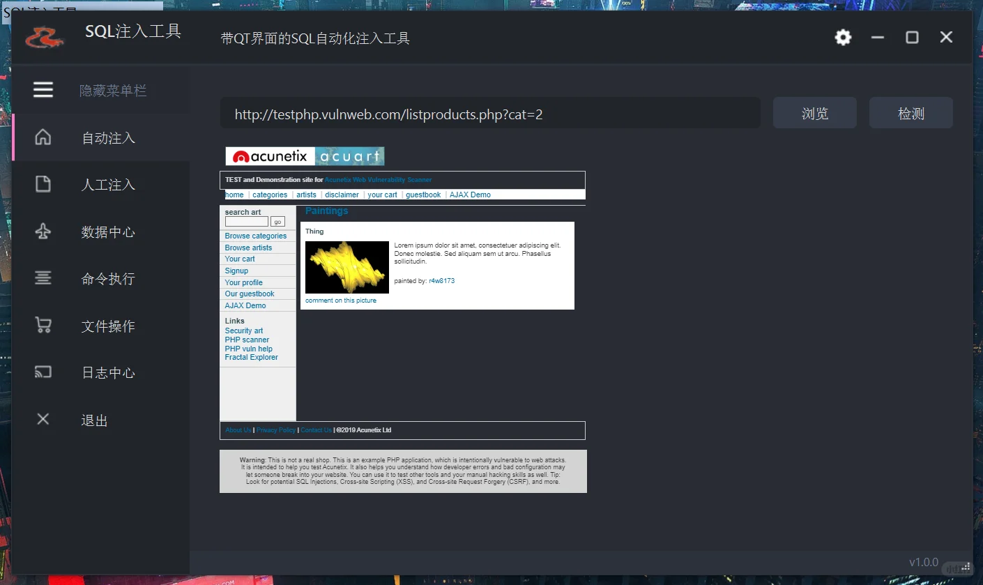 sql注入检测工具