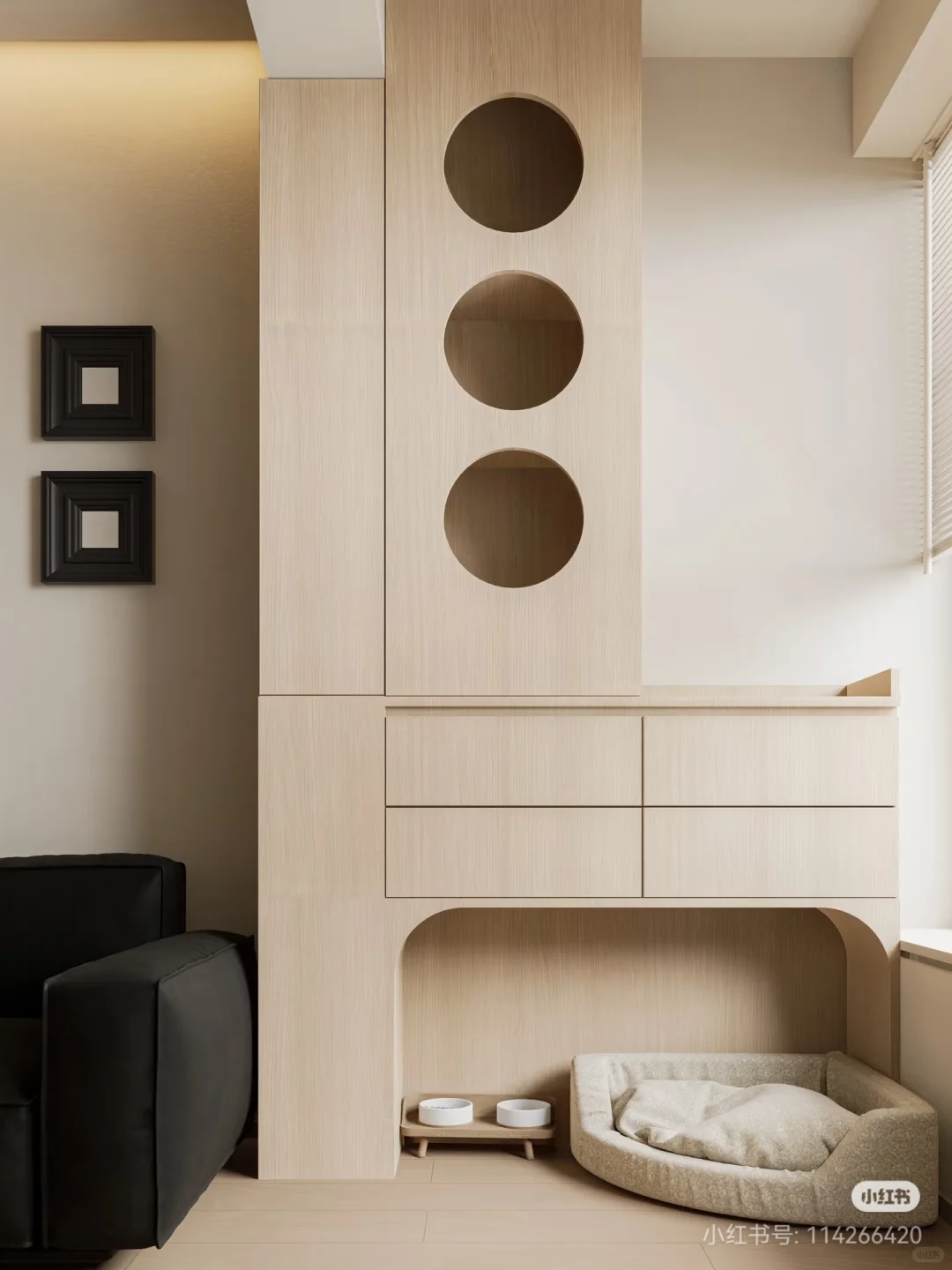 为狗狗设计的家中小角落