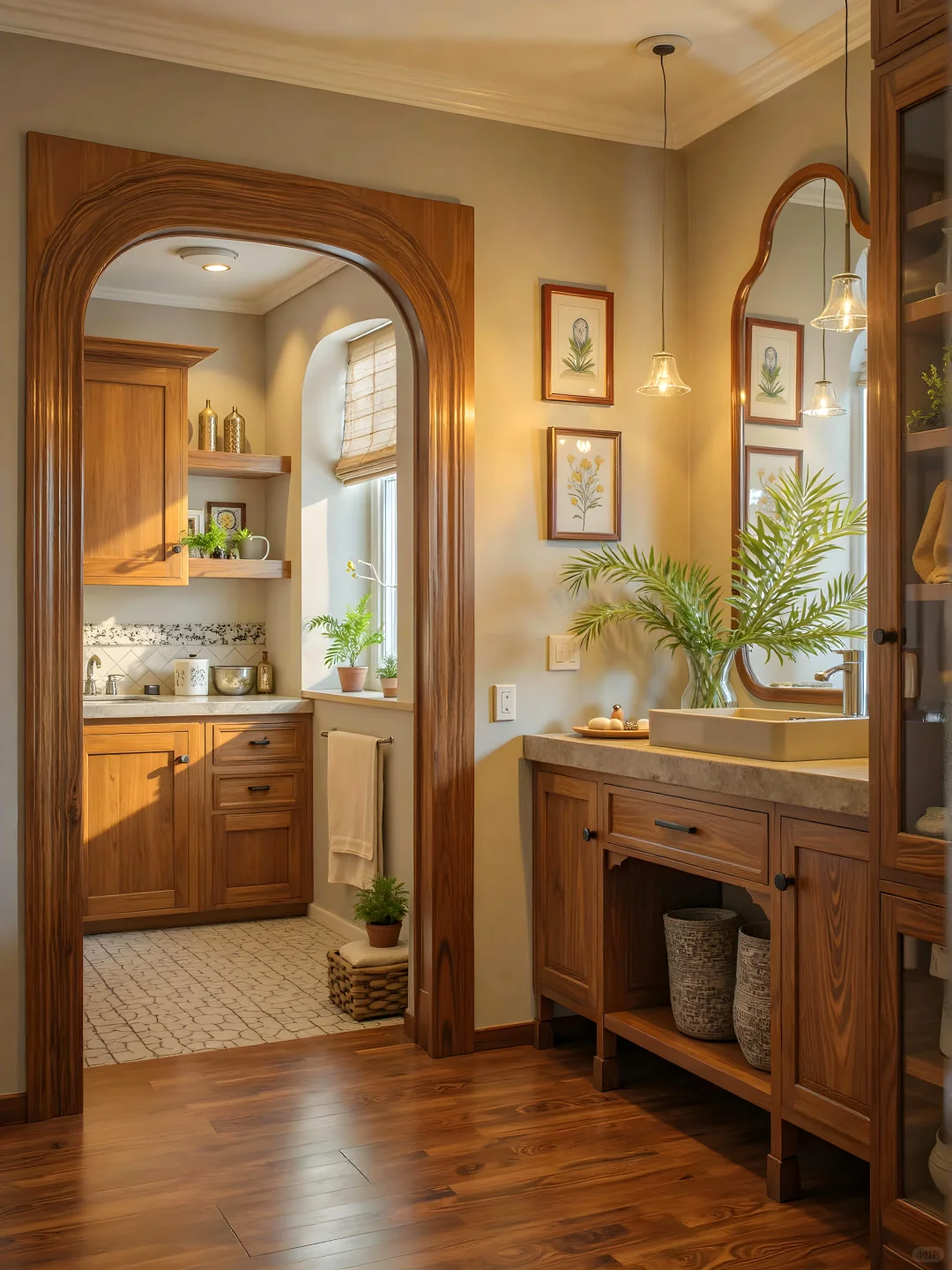 谁能拒绝氛围感满满的复古风厨房