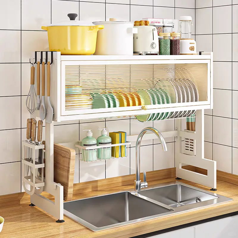100多的水槽置物架解决小厨房收纳难题