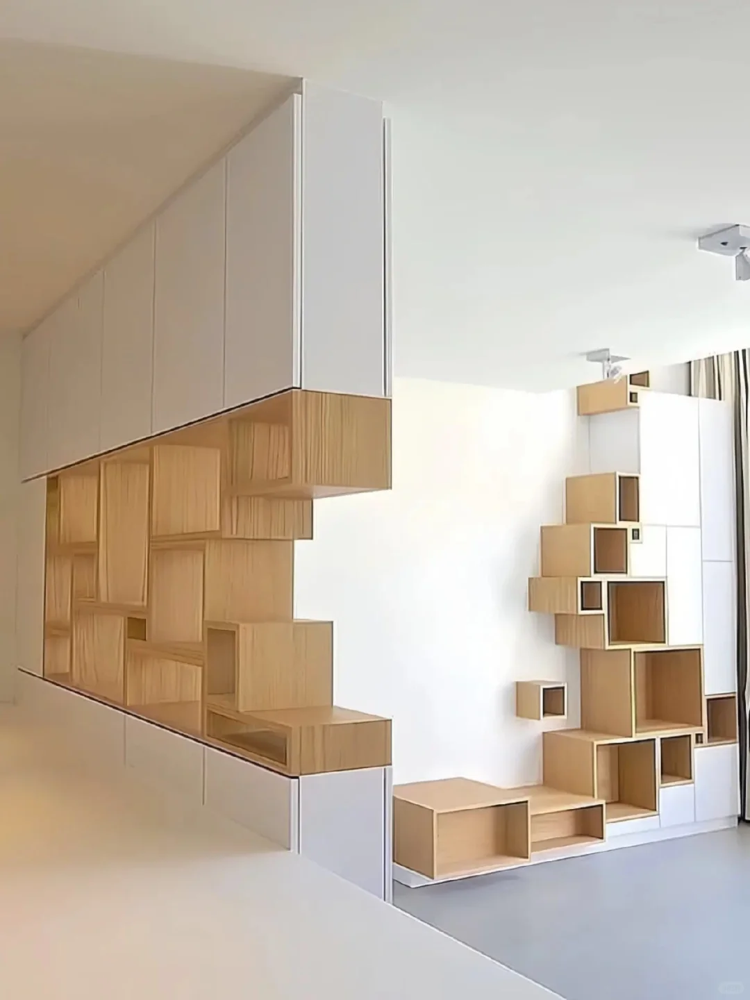 不规则之美：别具一格的创意书柜设计✨