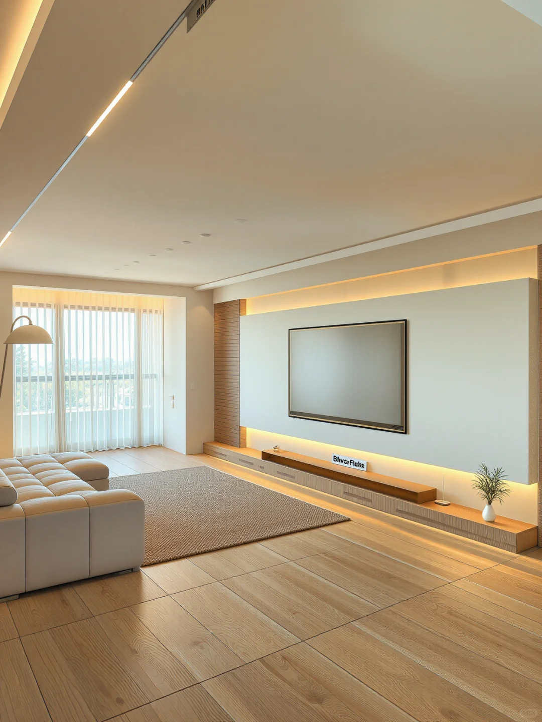 书架掏圆做沙发，原木极简把松弛感卷明白了