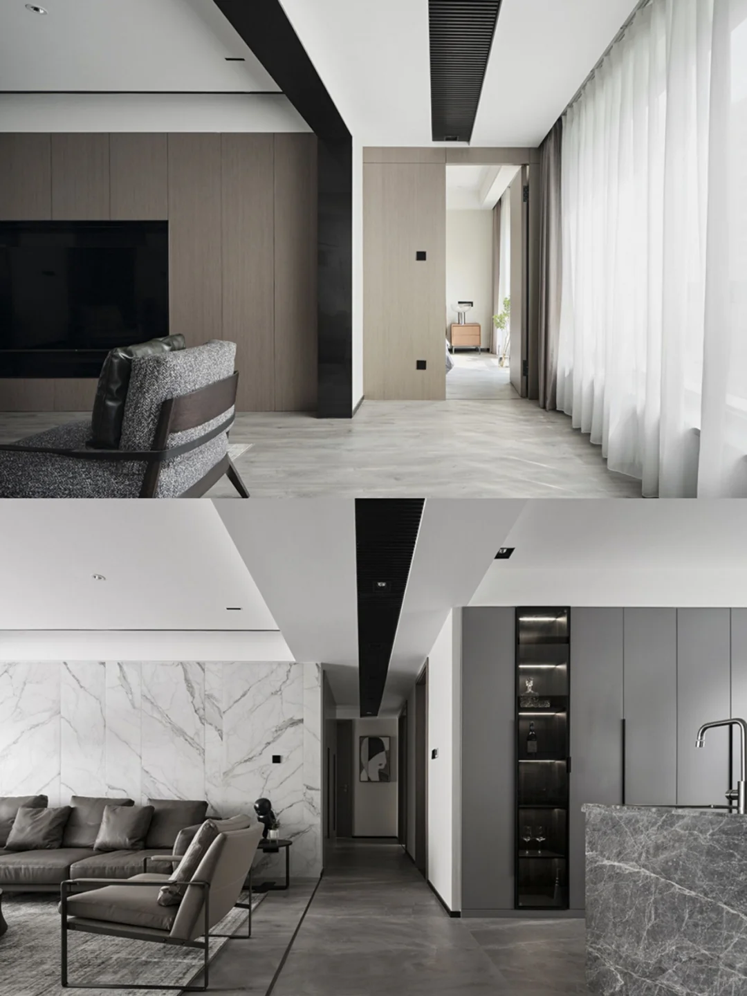 设计新作 | 简约有温度的三口之家