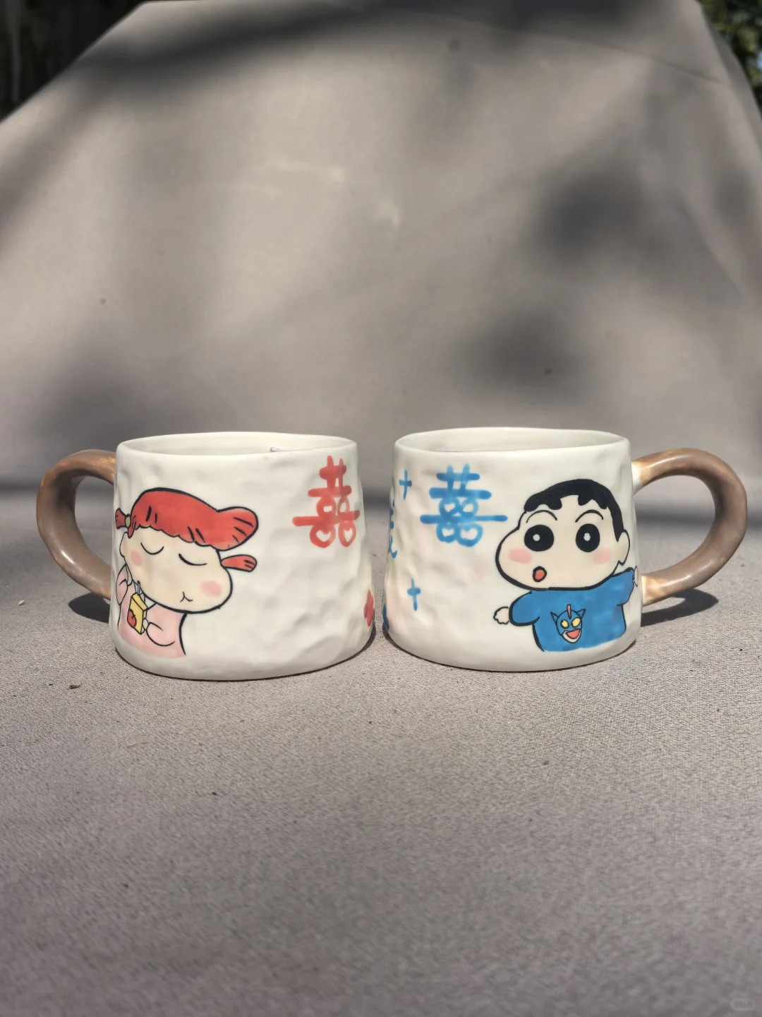 原创的手绘情侣对杯来啦！！！