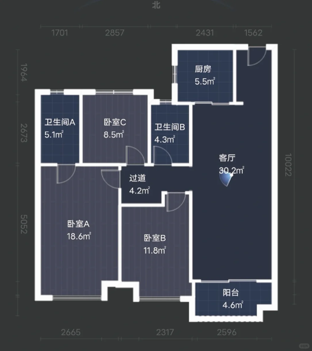 长沙洋湖|中海阅麓山 三房 1.1W多的单价
