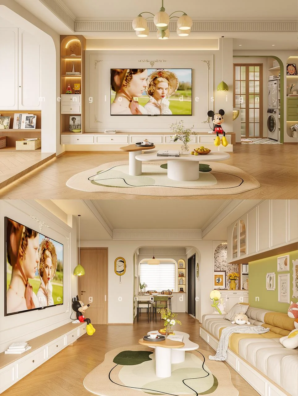 新案|抹茶绿+地台沙发?把“莫奈花园”搬