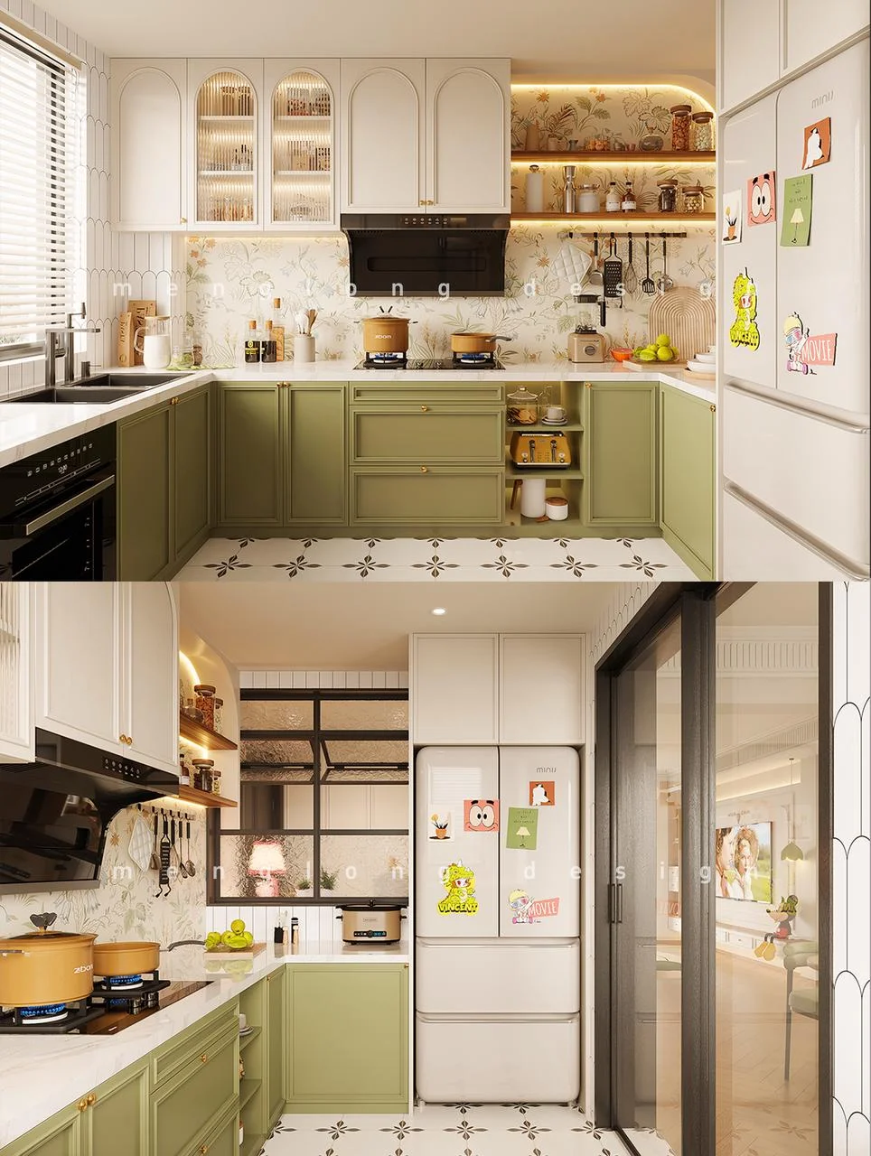 新案|抹茶绿+地台沙发?把“莫奈花园”搬