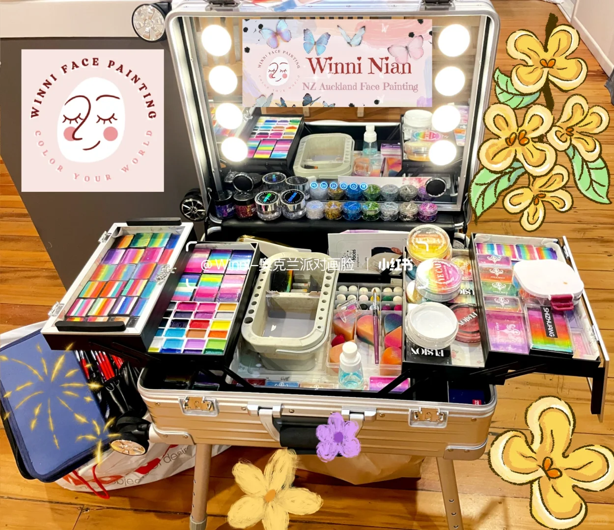 专业face painting工具大公开|爱画脸的我