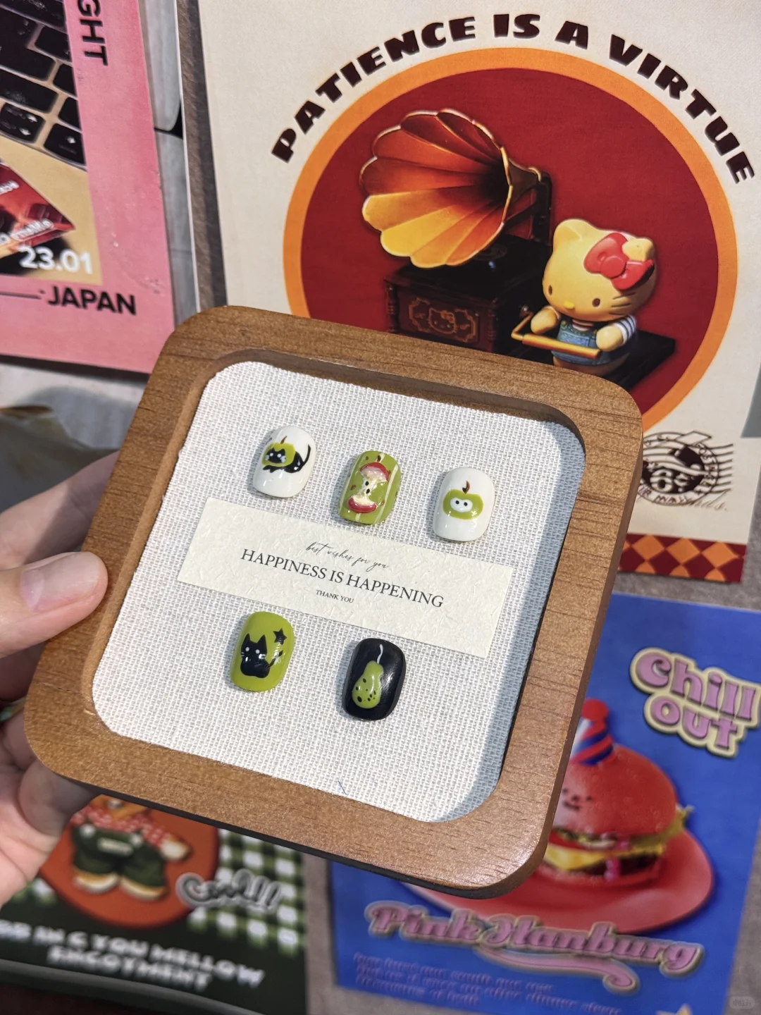 新兴美甲｜好喜欢做卡通彩绘！