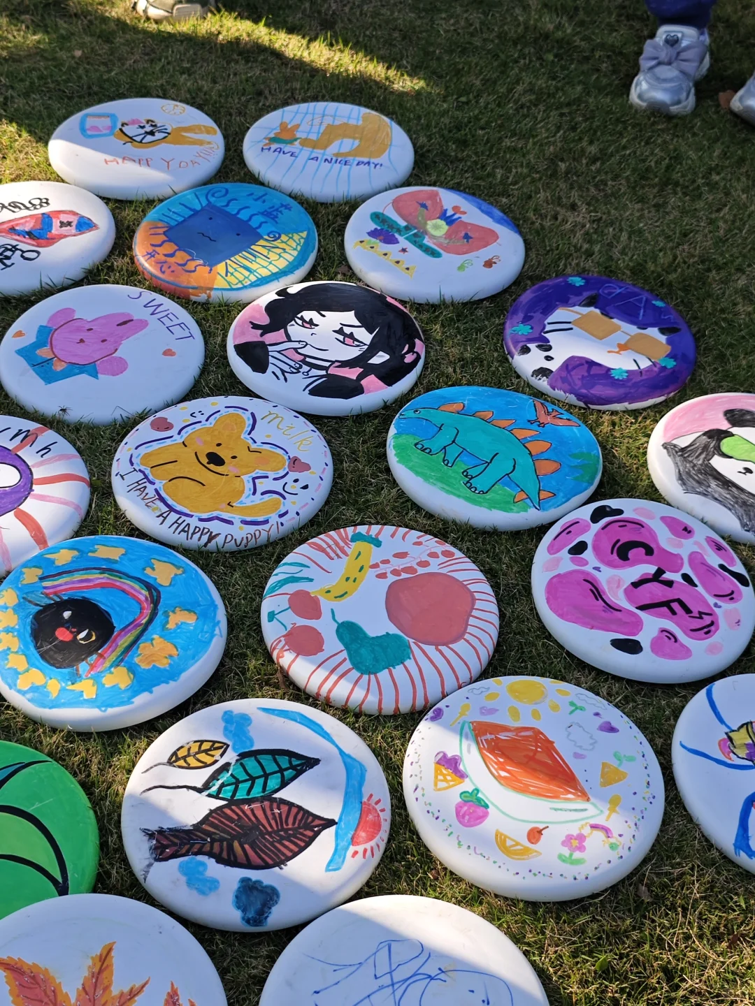 向你投送一个丙烯飞盘