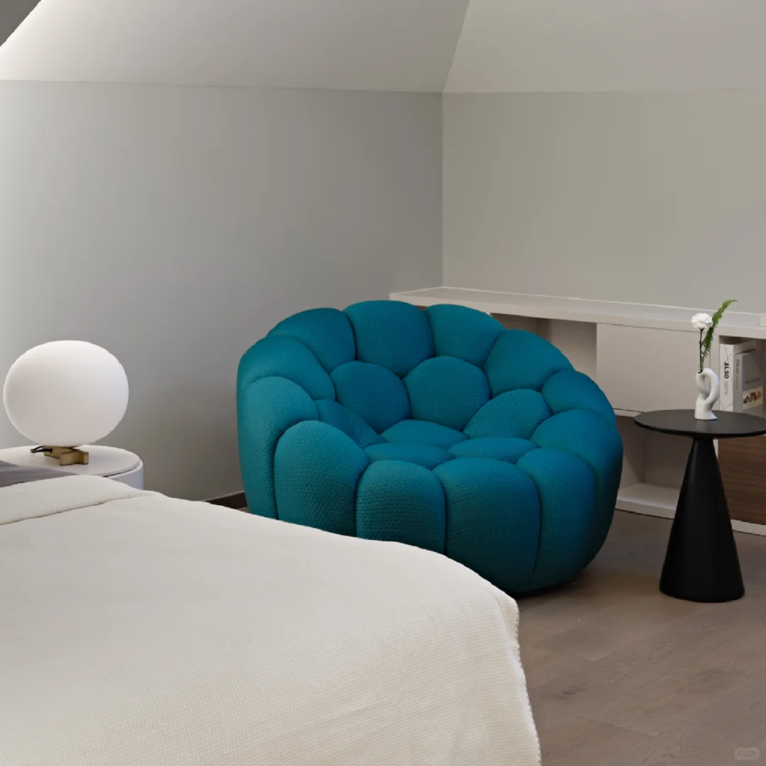 撞色空间软装搭配-氛围感?