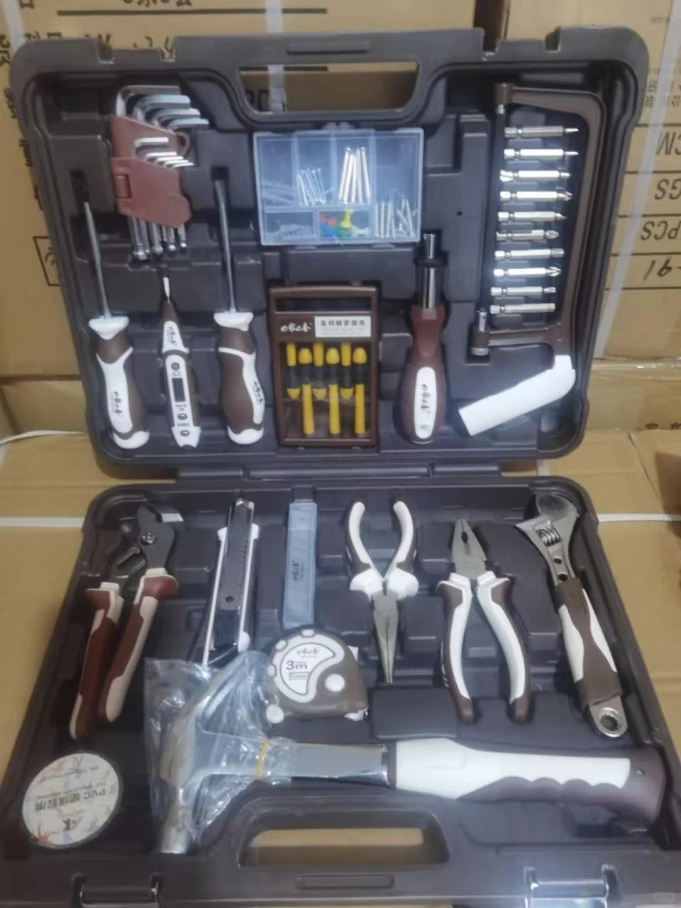 五金工具家用工具箱套装套装工具家庭工具