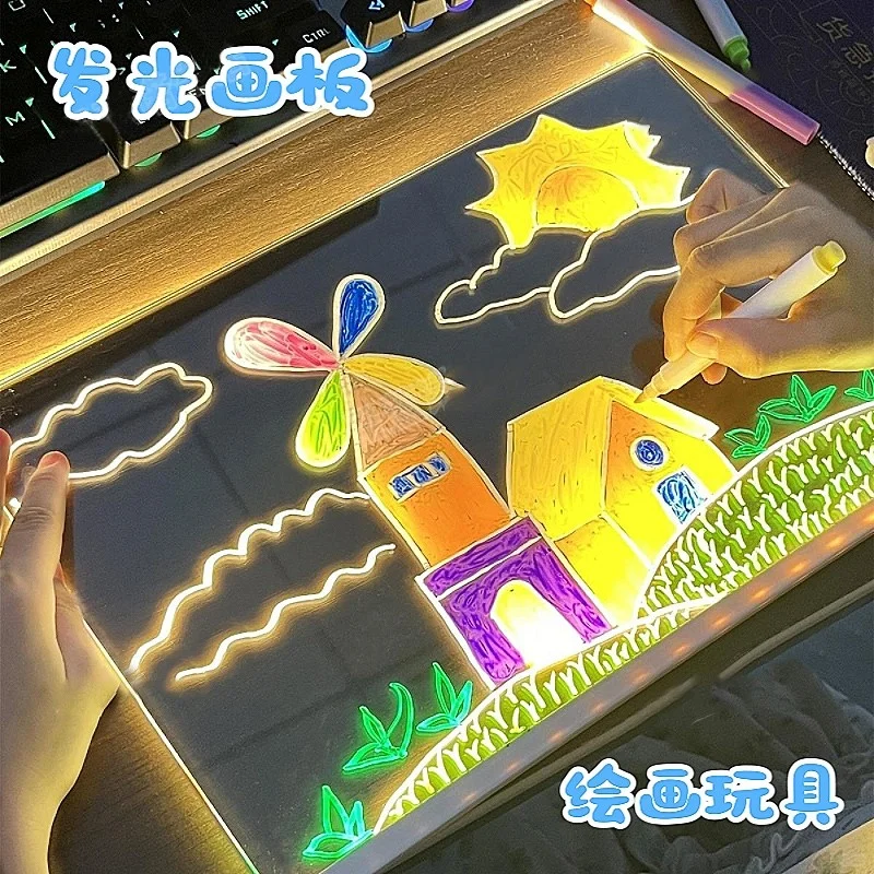 ❄️荧光画板太绝了!娃爱不释手!