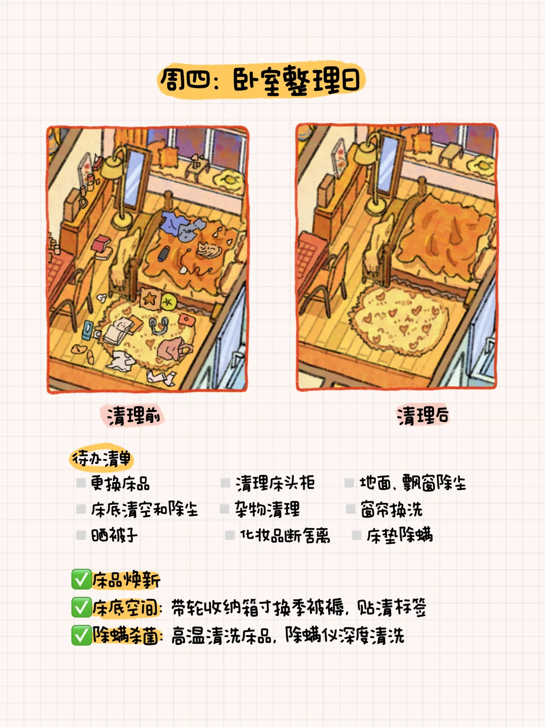 如果你家很乱,全屋整理只需7天❗(清单版