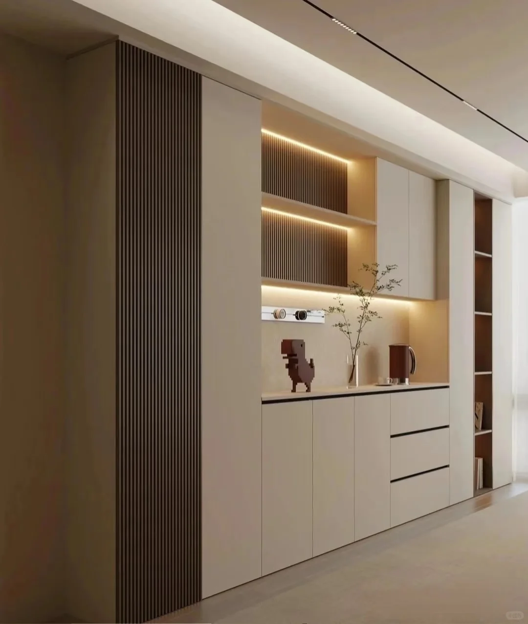 这么好看的餐边柜谁能拒绝呀!顾家全屋定制