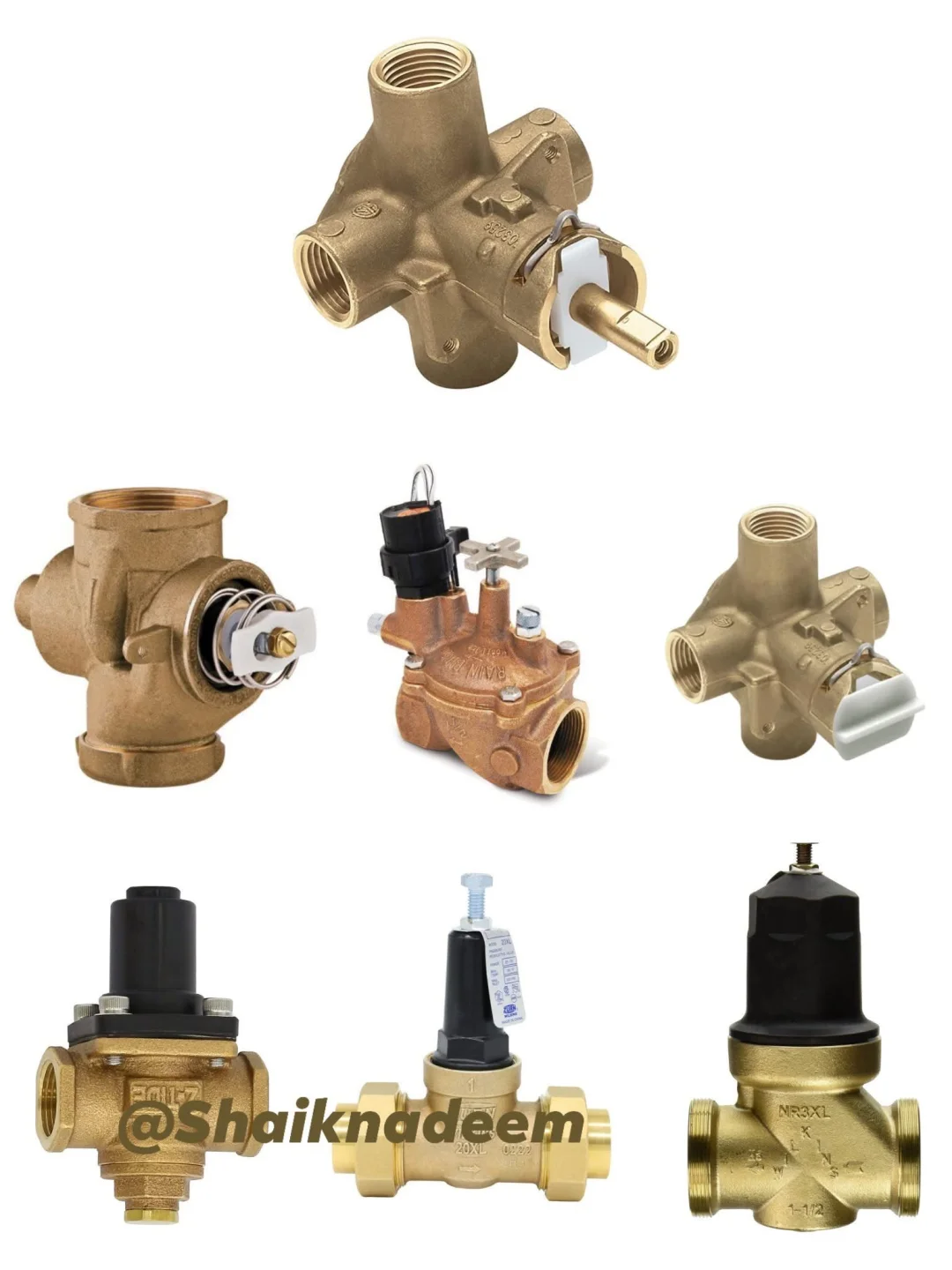 多种黄铜阀门（brass valves）