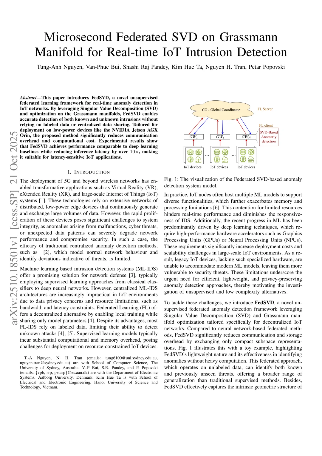 无需标签也能实时检测IoT入侵？