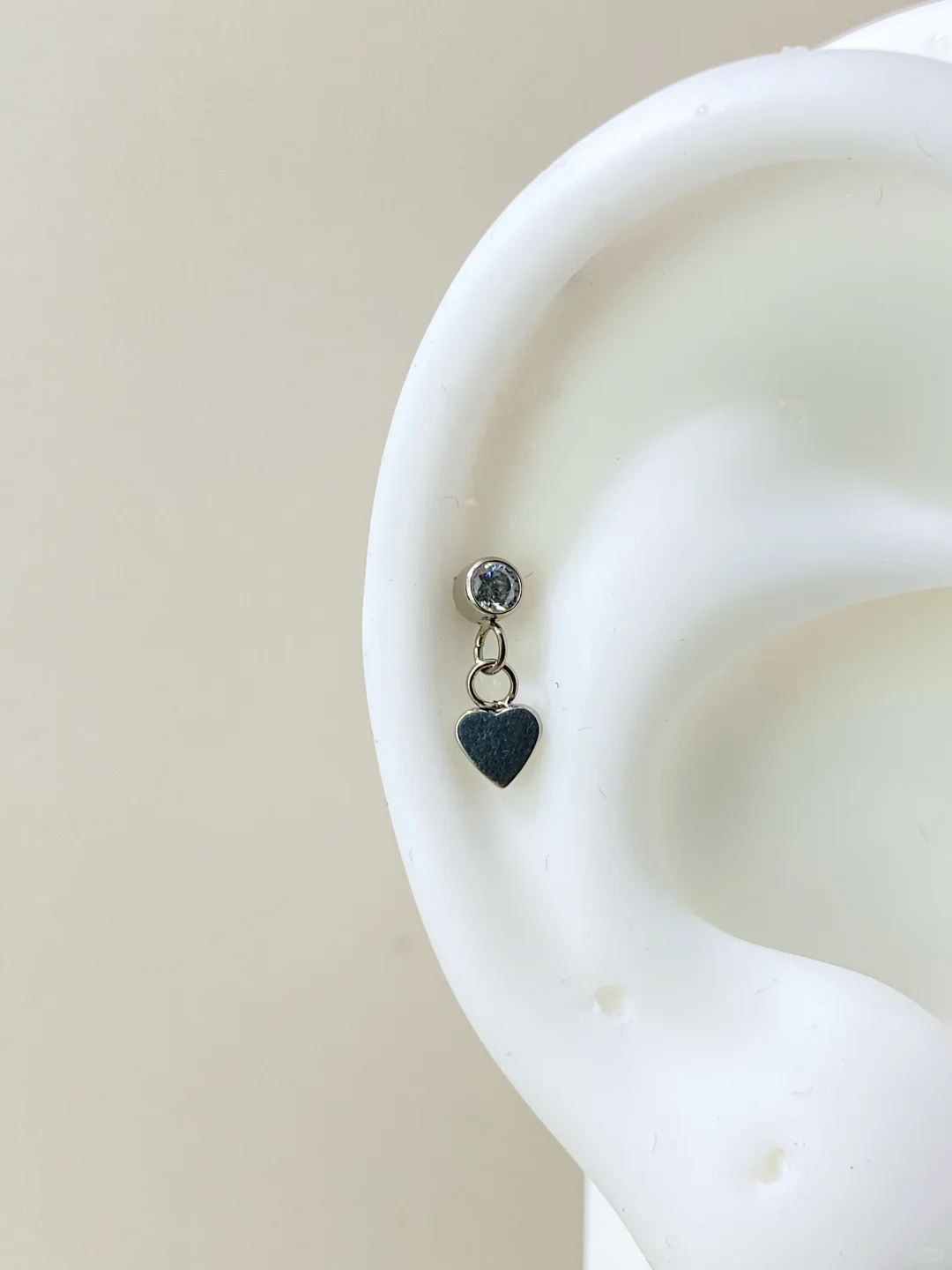 告别撞款！钛合金改色爱心?，一钉多戴太会了