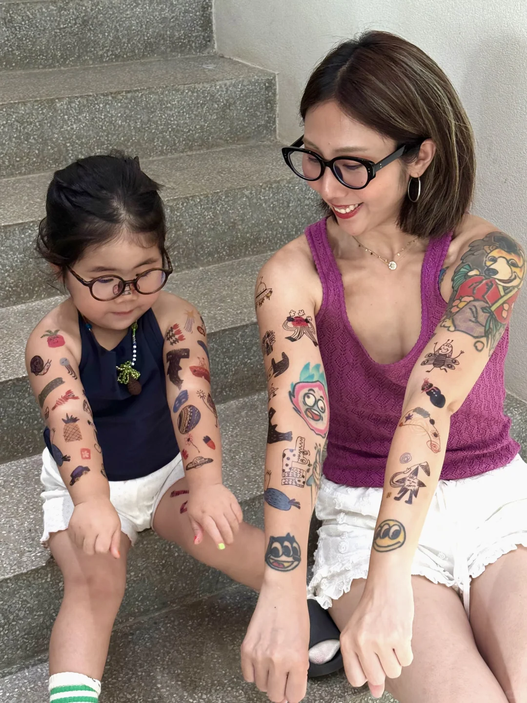 龙生龙凤生凤,花臂爸妈生花臂?