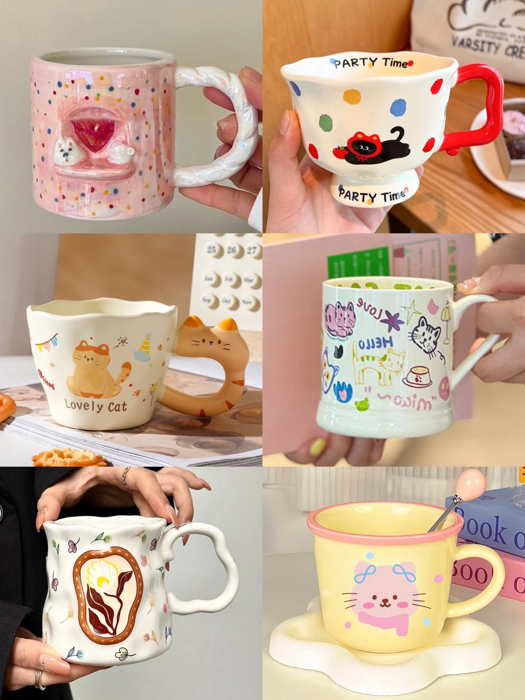 可爱奶呼呼马克杯合集！杯子控看过来??
