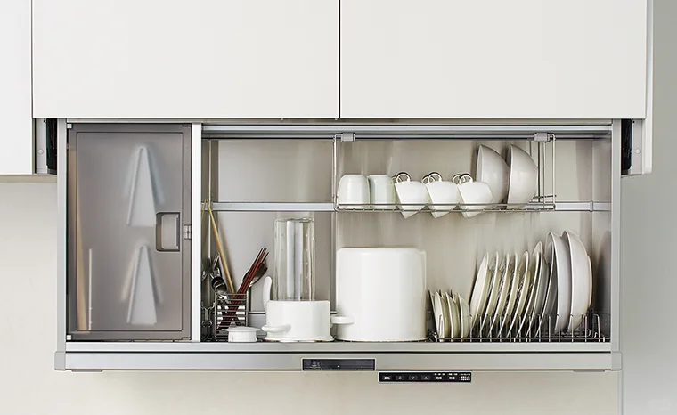 吊柜收纳设计新选择、提升厨房收纳力