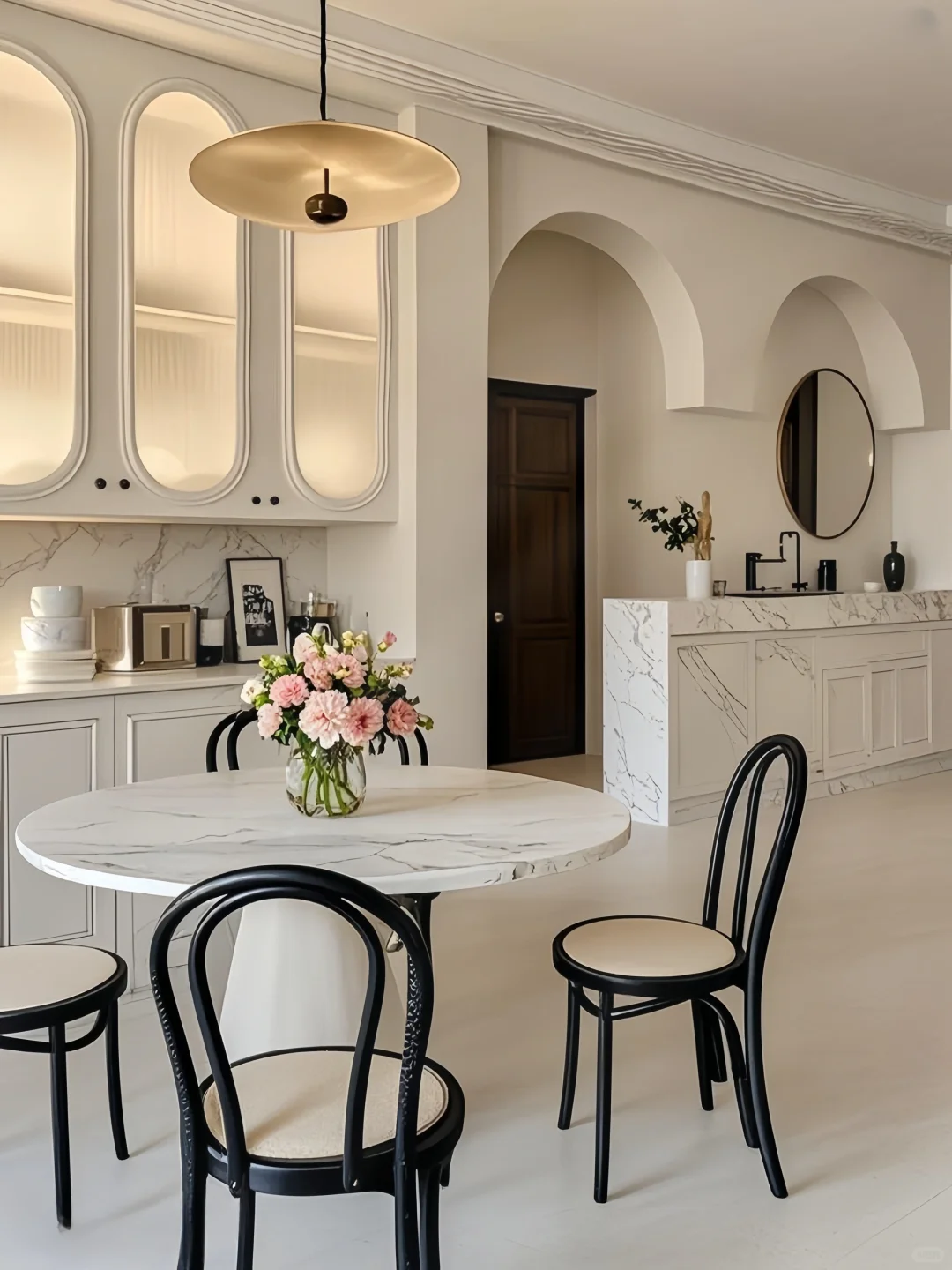 法式白月光具像化1㎡拱形玄关の美貌暴击