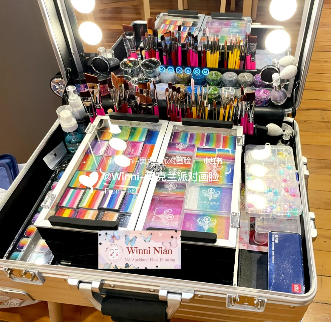 专业face painting工具大公开|爱画脸的我