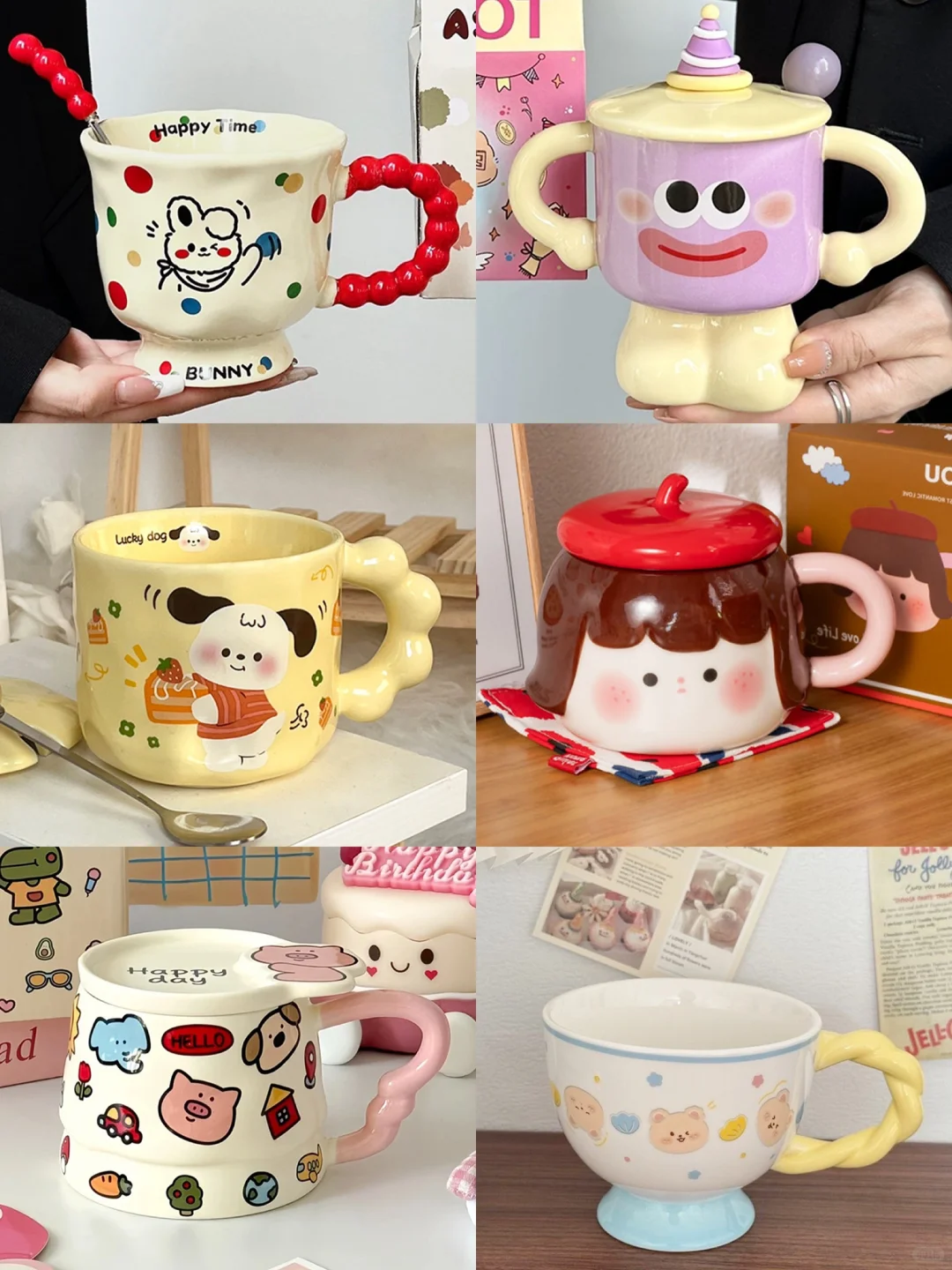 可爱奶呼呼马克杯合集！杯子控看过来??