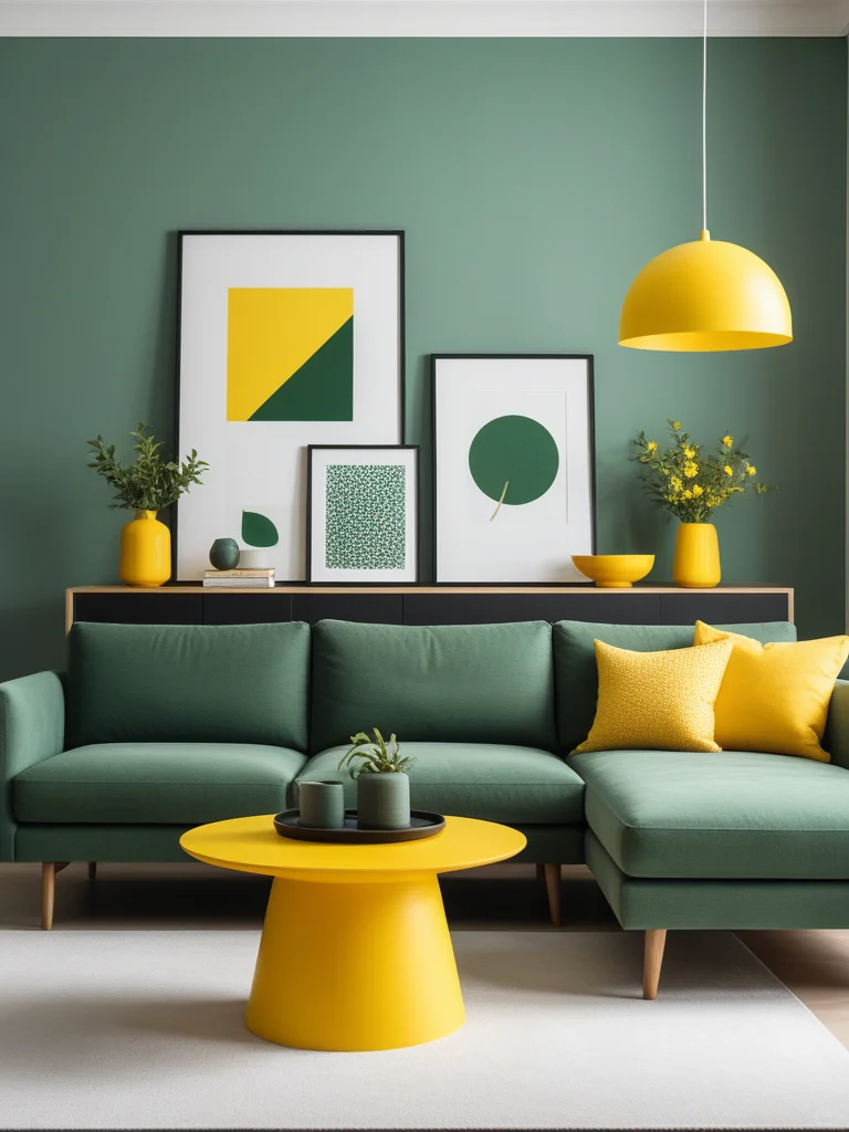 绿色×黄色，活力满分家居搭配