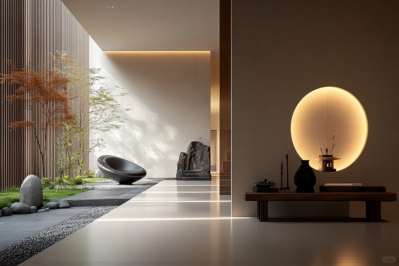 我想让自然和光跟我们这个空间说说话: