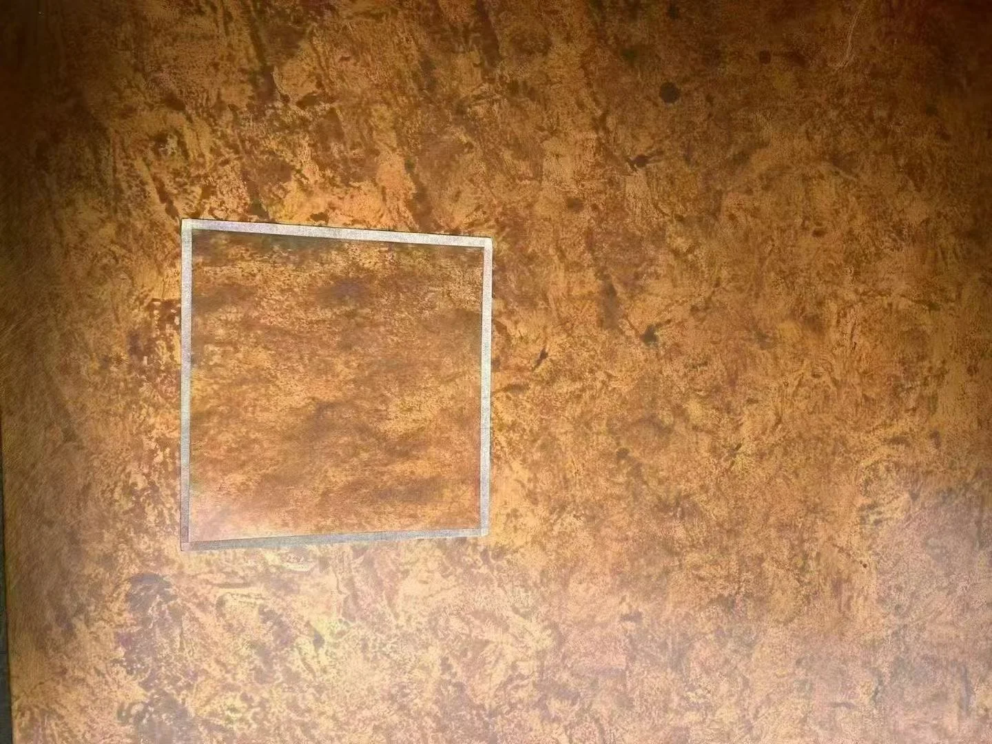 不锈钢蚀刻纹紫铜红铜复古做旧肌理质感