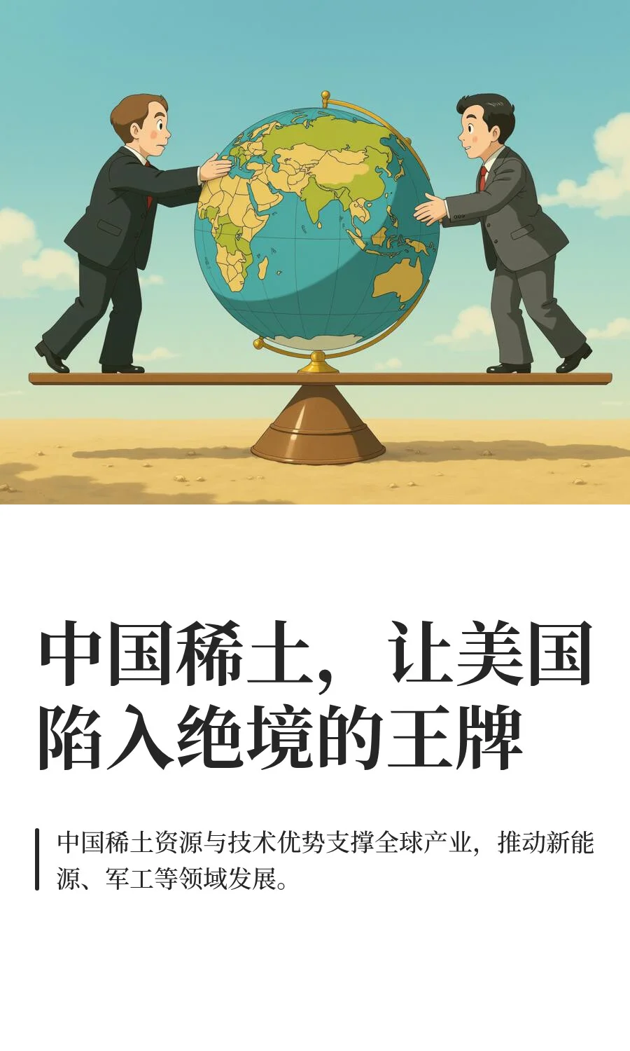 中国稀土，让美国陷入绝境的王牌