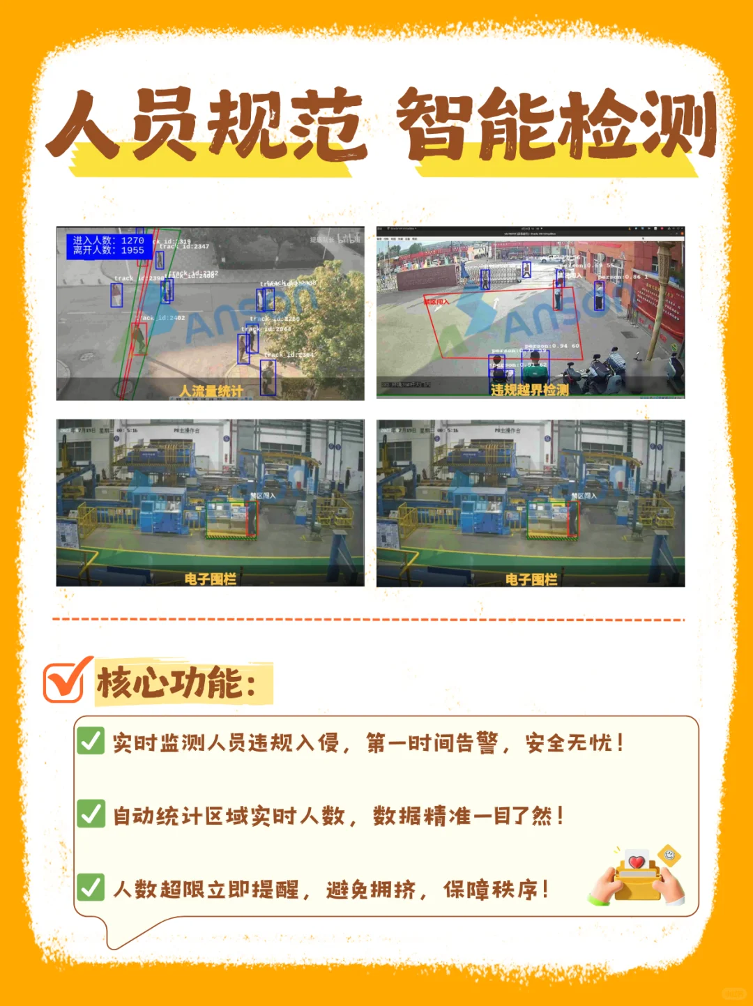 一眼看懂违规！智能识别人员行为规范