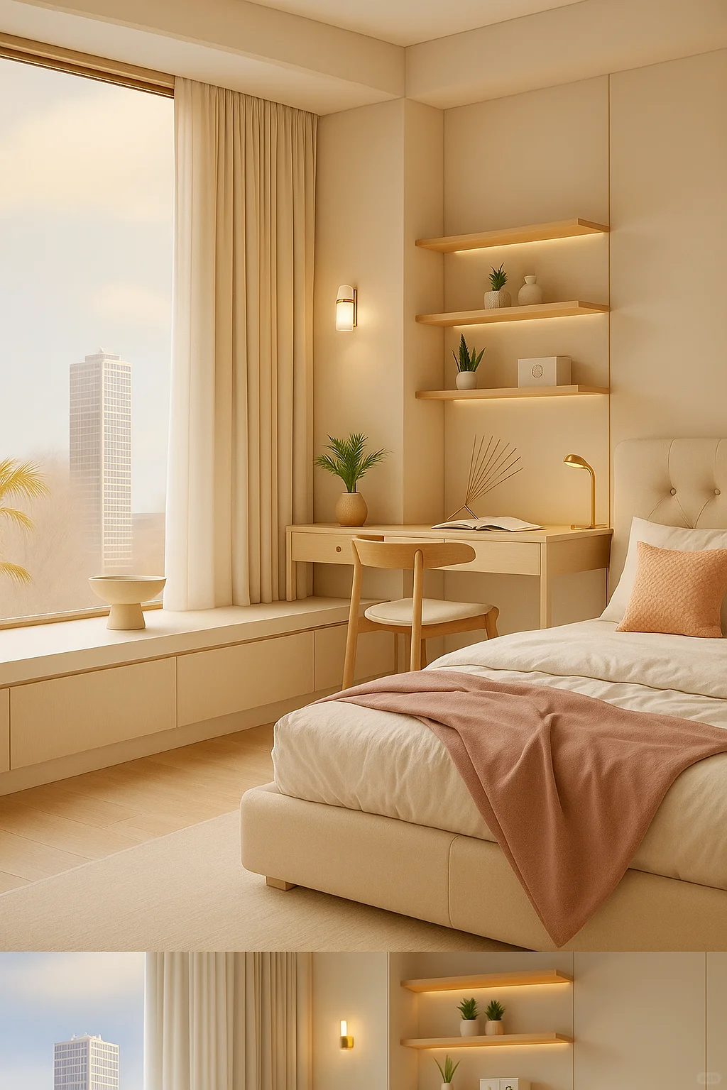 ☺️转角玄关+餐边柜一体设计