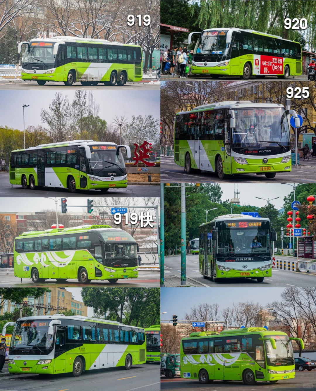 北京延庆区域公交线路全集