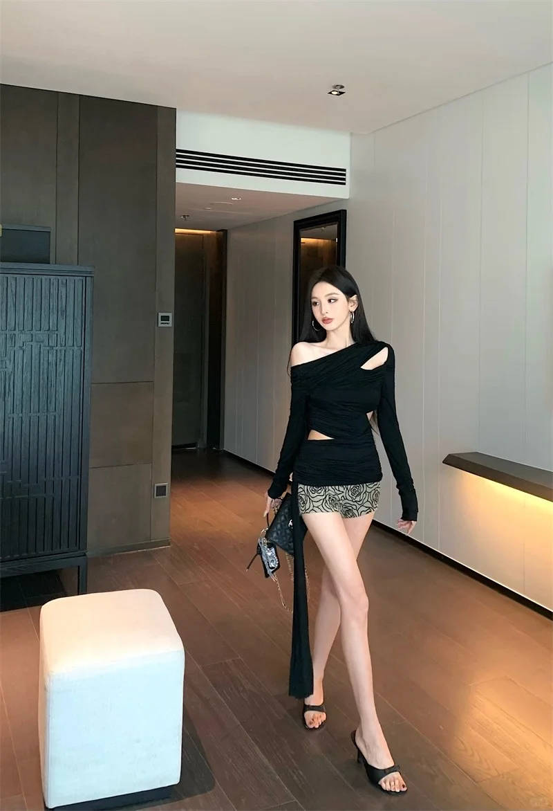 不对称裁剪穿搭