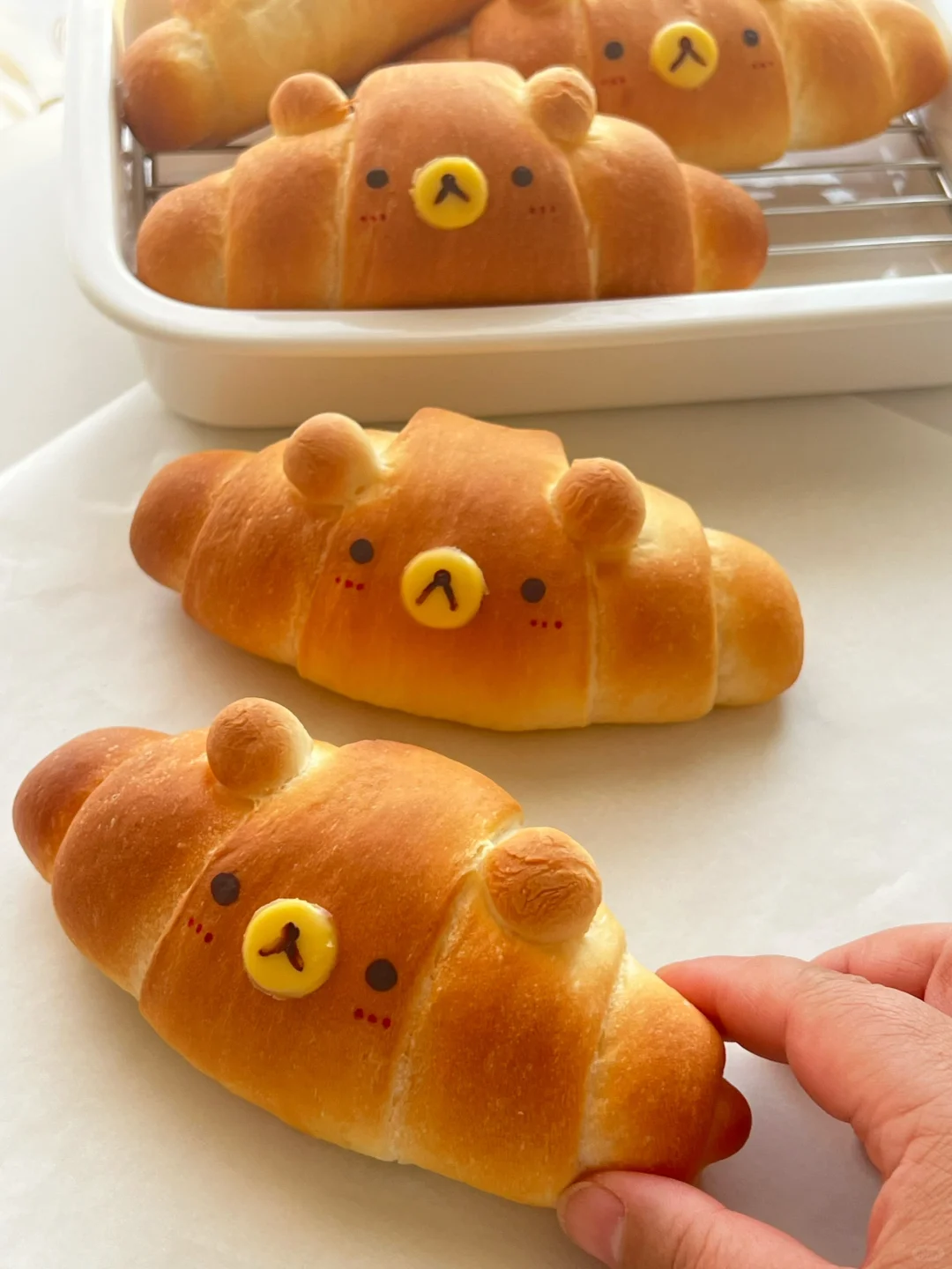 ʕ•ᴥ•ʔ小熊盐面包卷?✨低油糖配方